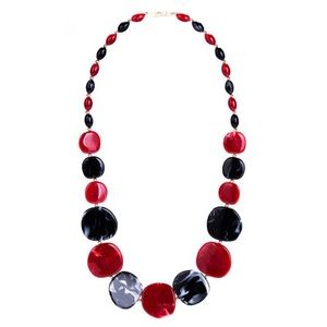Multi-Size Beaded Women’s Necklace